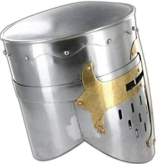 NASIR ALI  NEW PROFESSIONAL Handcrafted Medieval Helmet Military Home Decor