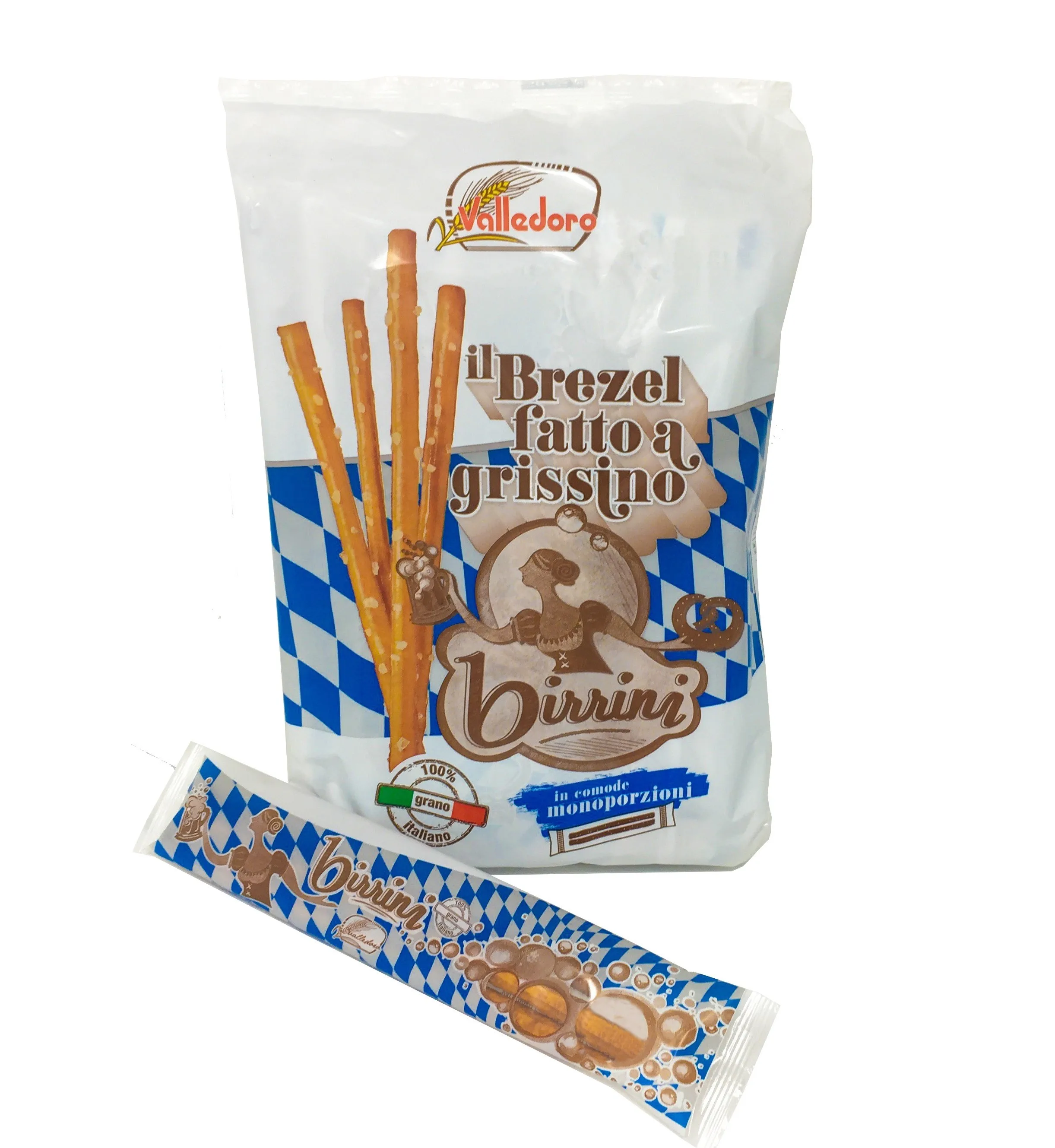 
 Birrini, итальянская макетная палочка со вкусом pretzel  