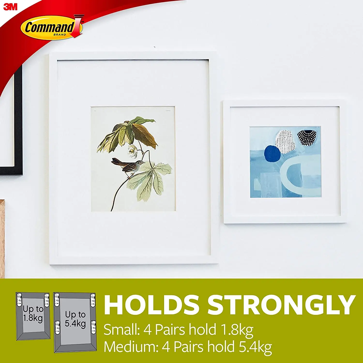 High  Quality Small & Medium Size Picture Hanging Strips for Framed Photos Picture & Artwork Without Damaging Walls