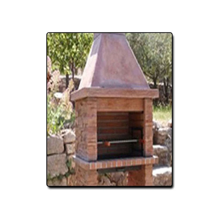 100% Charcoal and Firewood Type Natural Stone Made Barbecue Grill from Top Listed Supplier