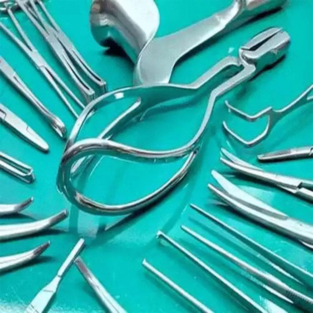 GYNECOLOGY CAESARIAN SECTION SET 20 Pcs Complete Surgical Instruments Set for Abdominal Operations