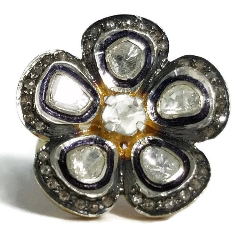 
Кольцо из серебра 925 пробы в викторианском стиле 