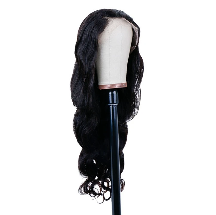 Недорогие необработанные выровненные с кутикулой 100% прозрачные парики из человеческих волос со шнуровкой Вьетнама