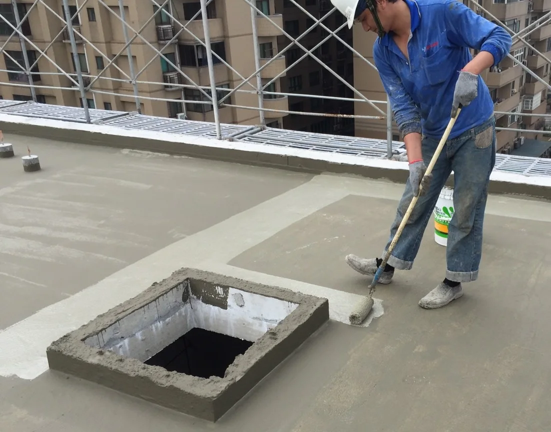 Chanye high polymer modified elastic cement waterproof coating for concrete roof