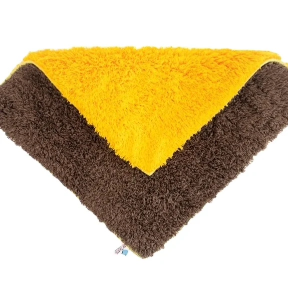 Горячая распродажа! Двусторонняя ткань для чистки автомобиля коричневый двойной уход за кожей лица Ультрамягкая супер absorment 37.5x37.5