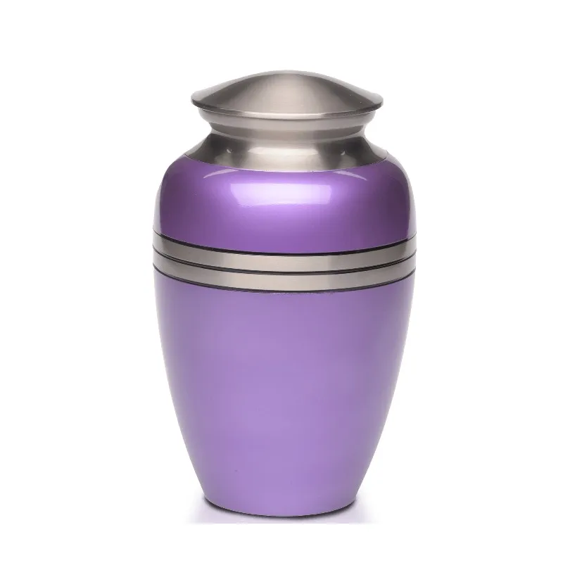 Electra Purple Adult Cremation Urn for Ashes Large Size for Adult Men Women Burial Urns Funeral Supplies