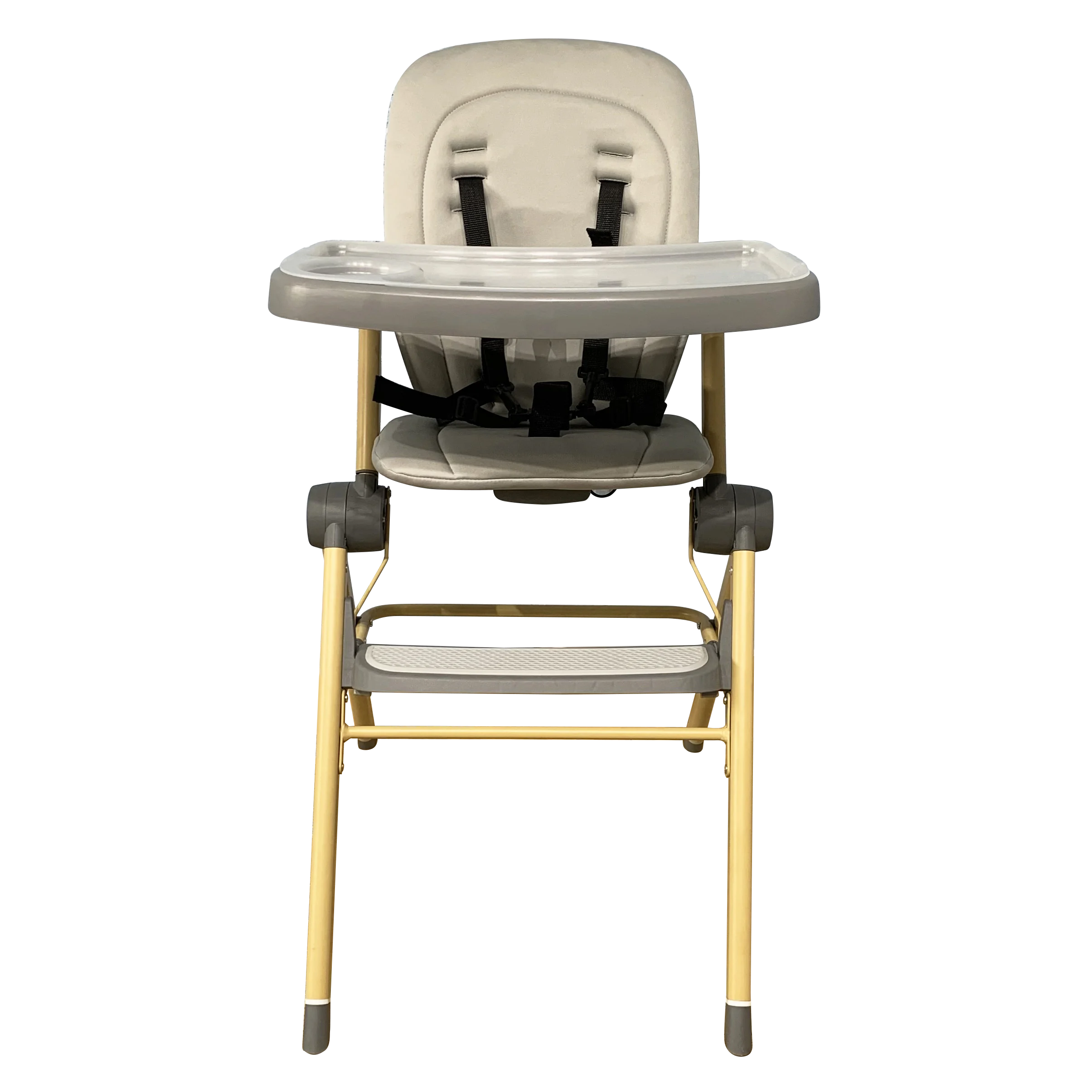 EN certificated multi-functions compact folding lightweight potable with seat height adjustable removable tray baby highchair