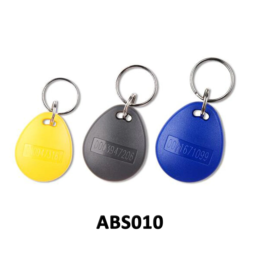 Wholesaler em 125khz tk4100 chip ABS Material RFID keyfob