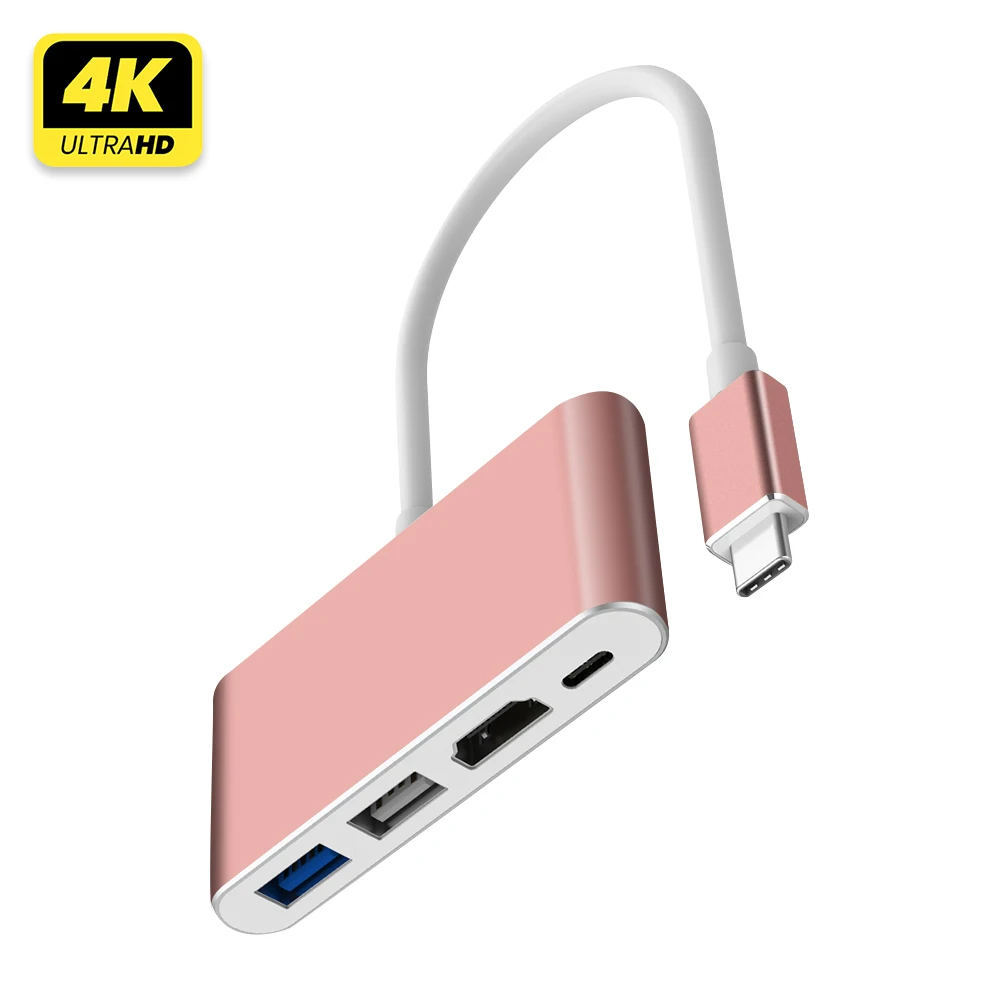 
2020 best selling usb hub type c 6 ports 4K HD-MI USB 3.0 5Gbps high speed 