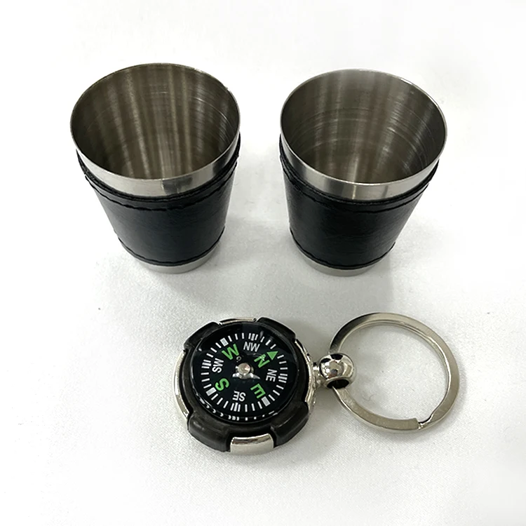 
Outdoor Travel Climbing Hiking Tool Key Chain Compass 