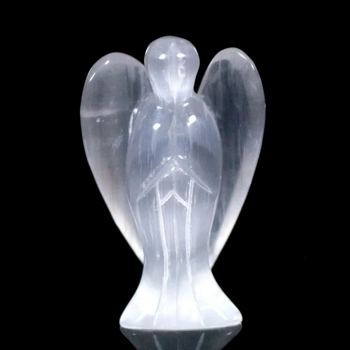 Beautiful Natural Selenite 2 inch angel stone  wholesale Best Quality Angel Stone Buy From Navazish Agate