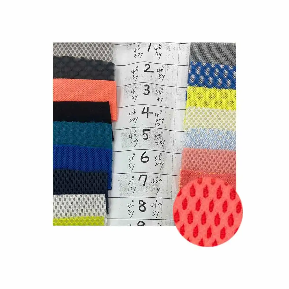 mesh fabric polyester copper nickel mesh fabric for backpack