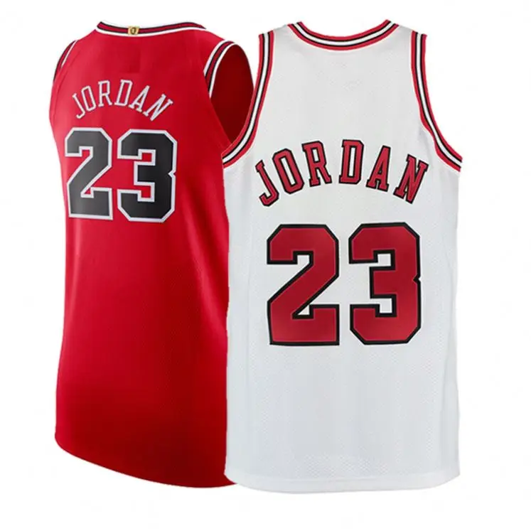 Мужские баскетбольные майки/униформы с вышивкой на заказ #23 Jordan