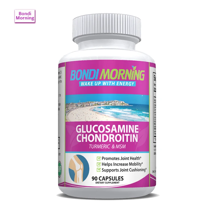 100% Natural Health Supplement Glucosamine Chondroitin MSM Capsules