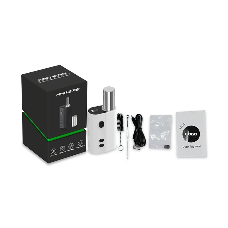 Mini Top Refilling Dry Herb Vaporizer Pen With Magnetic Cover 1100mah battery