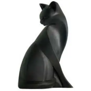 Elegant vintage Indian hand crafted  Polished Stone black  Marble cat statue Manufacturer and Suppliers highest quality India