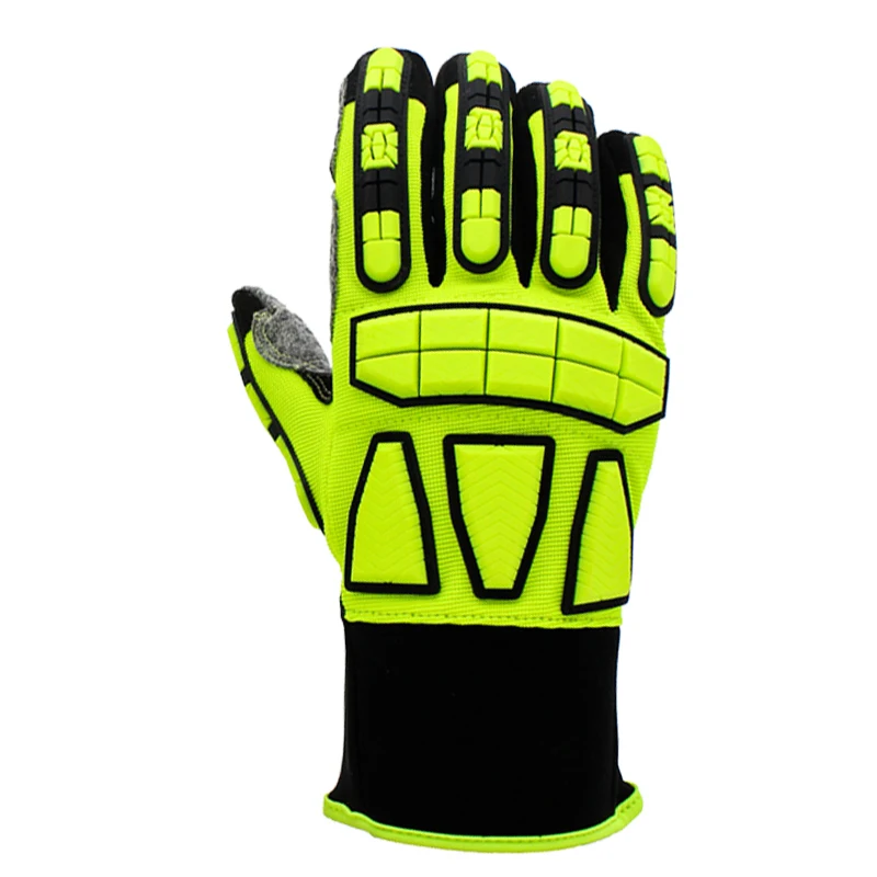 
Protective Gloves Heavy Duty Working Safety Hands Gloves Oilfield Safety Work gloves Best Quality TPR Rubber Impact 