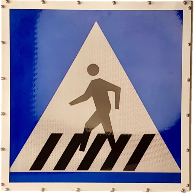 Светодиодные пересечение пешеходов с внутренней подсветкой