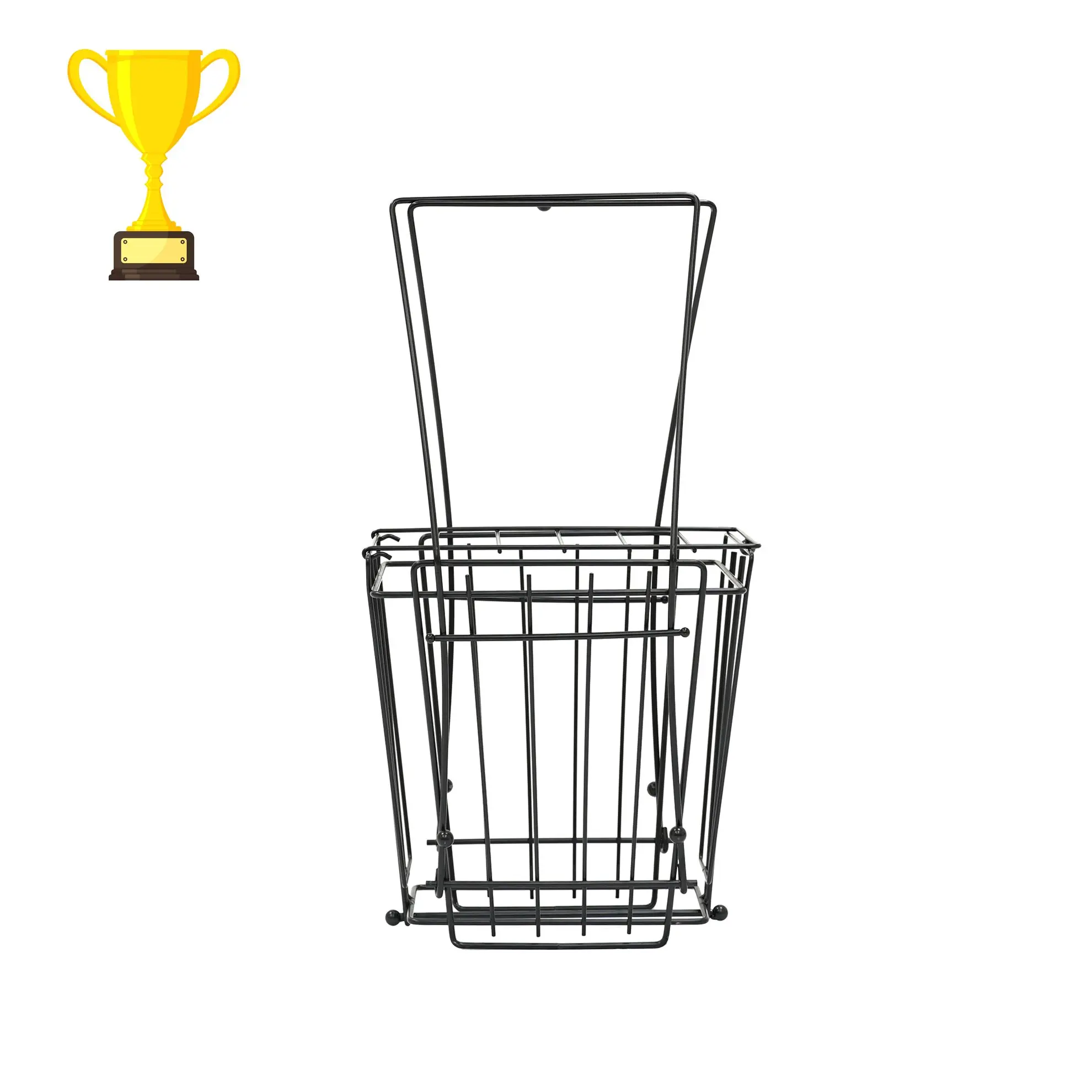 Ball basket cart for tennis training