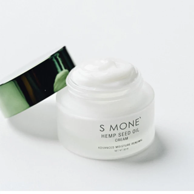 Natural Bio HEMP SEED OIL CREAM Deep Nourishing Cream Restore Skin Firmness Reduce Appearance of Aging Marks Skins Radiance