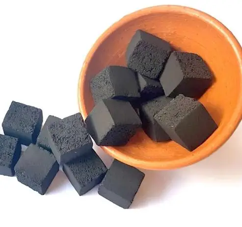 100% Natural Coconut - High quality shisha charcoal 25x25x25 CUBE direct factory