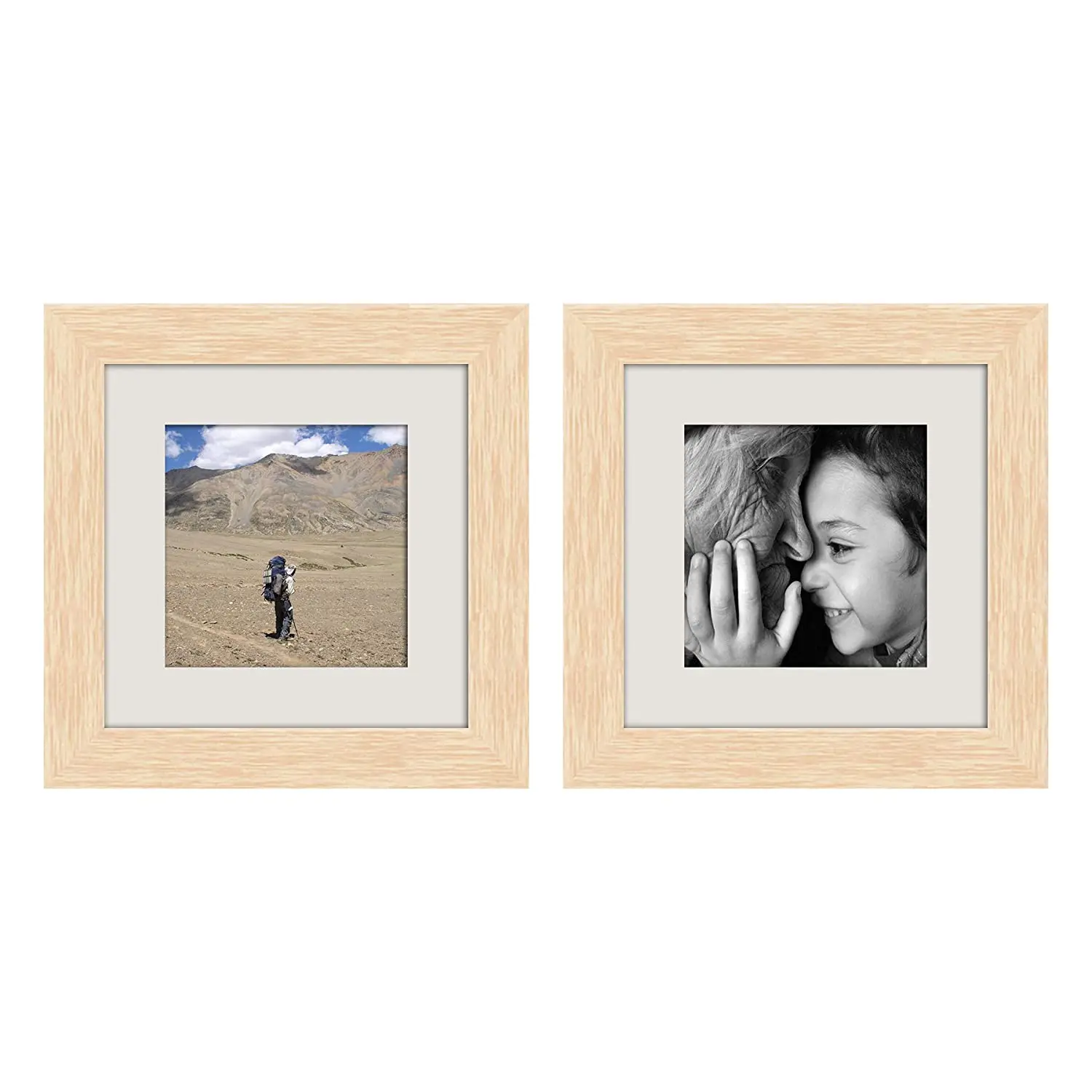 Квадратная Деревянная настенная фоторамка для дома, декоративная деревянная фоторамка для украшения стен