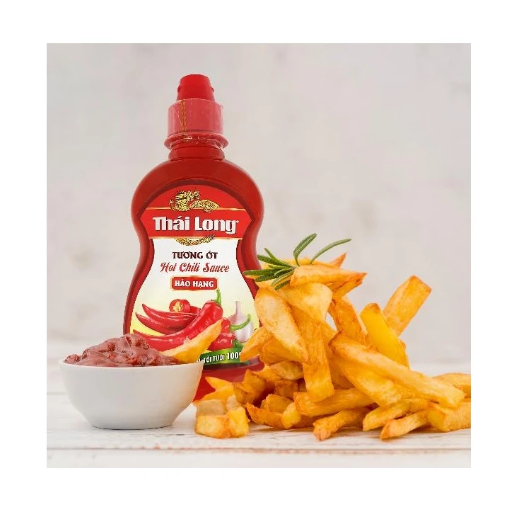 Vietnam OEM Manufacturer Good Flavor Taste Tomato Paste, Tomato Chili Sauce 250gr bottle with wholesale price