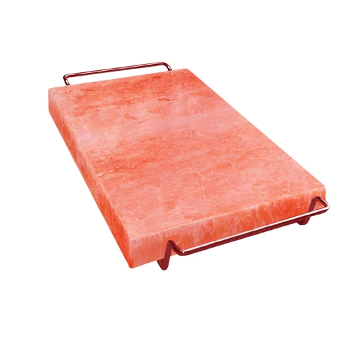 Super September Sale Cheap Price Himalayan salt bricks tiles cooking slab with slab holder size 12x8x4 ,8x4x1,8x4x2 backing tray salad serving salt plate Licking Salt for Cattle