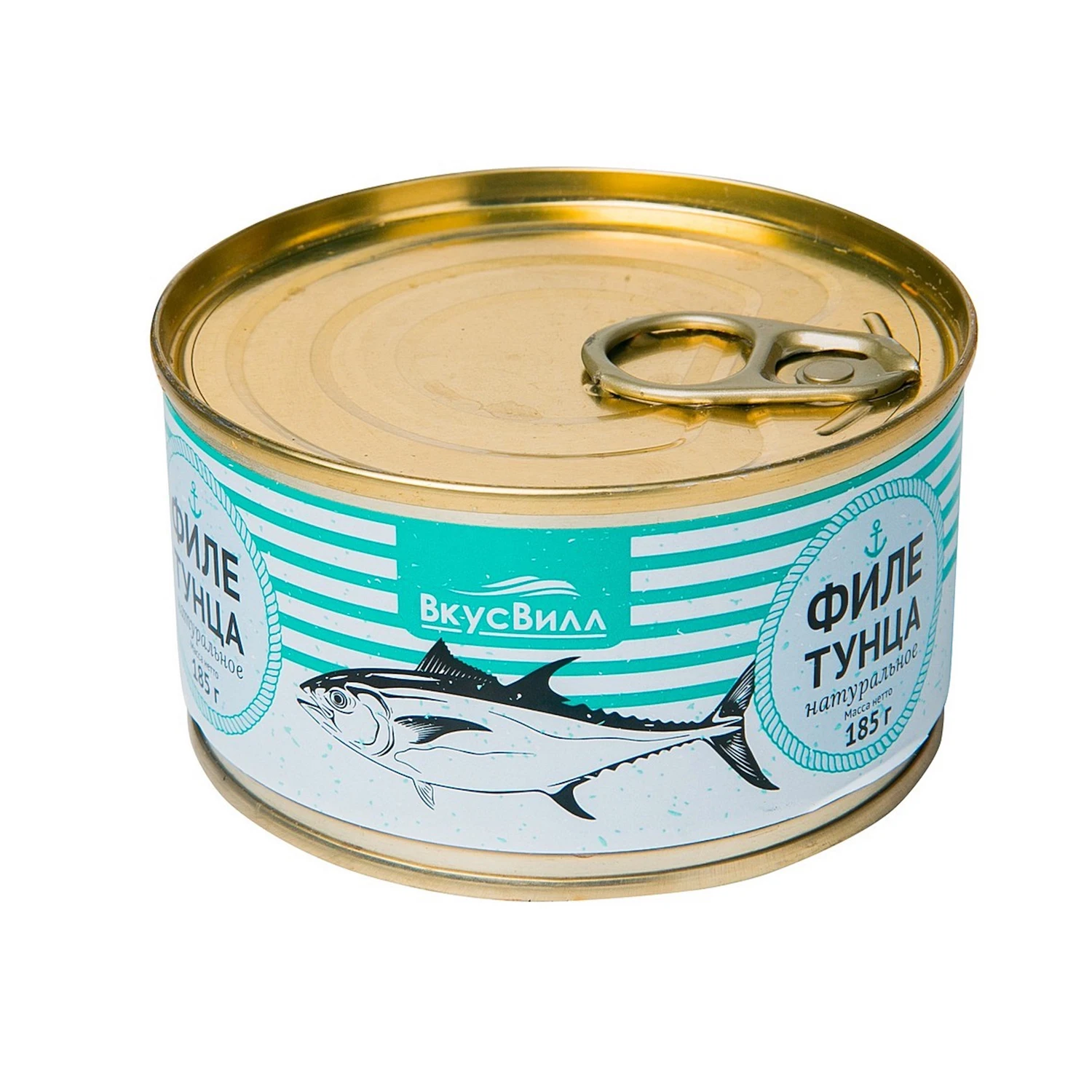 Натуральное филе тунца, 185 г