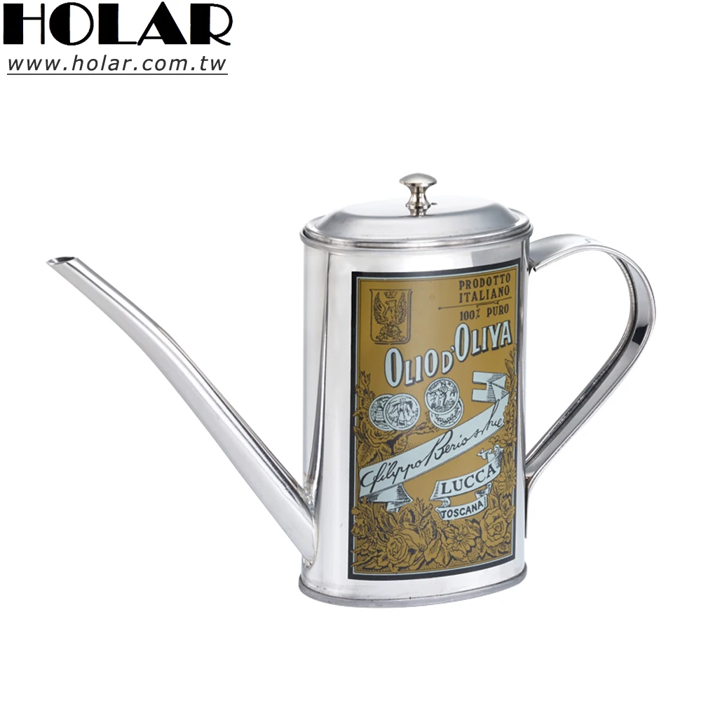 [Holar] Taiwan Made Oval Shaped Oil Can with Stainless Steel