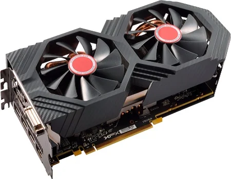 Настольная графическая карта _ купите 2 получите 1 бесплатно XFX - AMD Radeon RX 580 GTS Black Edition 8 ГБ GDDR5 PCI Express 3