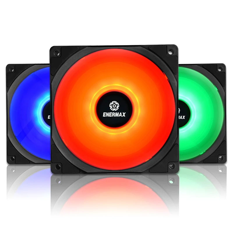 [ENERMAX] HF120 RGB PWM 120 мм корпус вентилятора ЦП синхронизация тройной вентилятор черный RTS