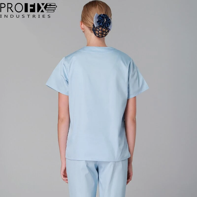 Uniform Scrub Set Work wear Women Healthcare Outfit Work Clothing Top and Pant Scrubs