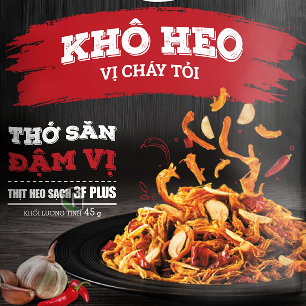  Стандартная компания во Вьетнаме вкусные G жареные чесноки сушеные свиные полоски специальная закуска из свинины оптом готовая к отправке