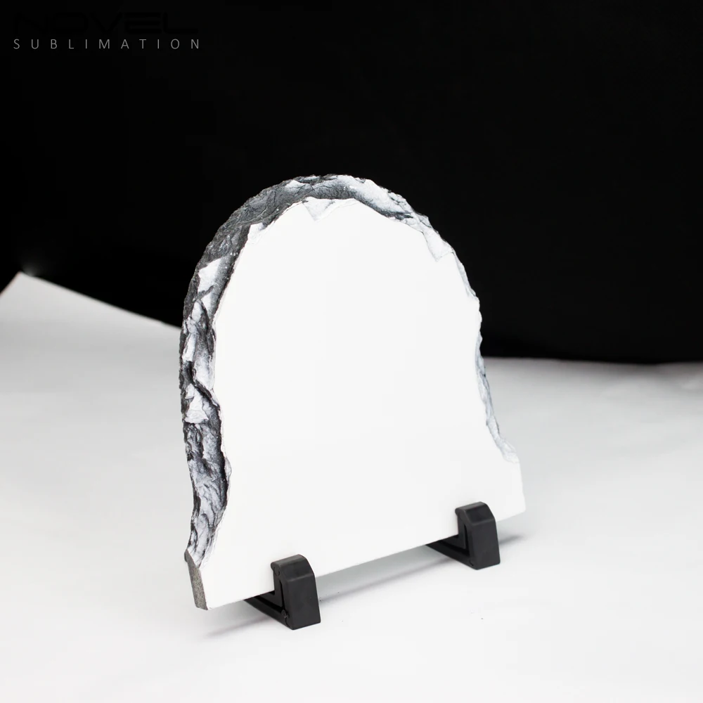 Сублимация квадратной формы пустая фотография природный камень сланец фото-рамка по спецзаказу сланцы