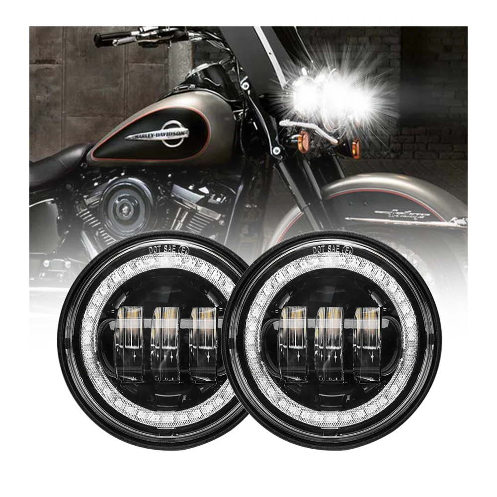 50W 4 Inch Yellow White Color Off Road Car Laser Fog Light Motorcycle,12V 24V Spot Beam Led Fog/Driving Lights