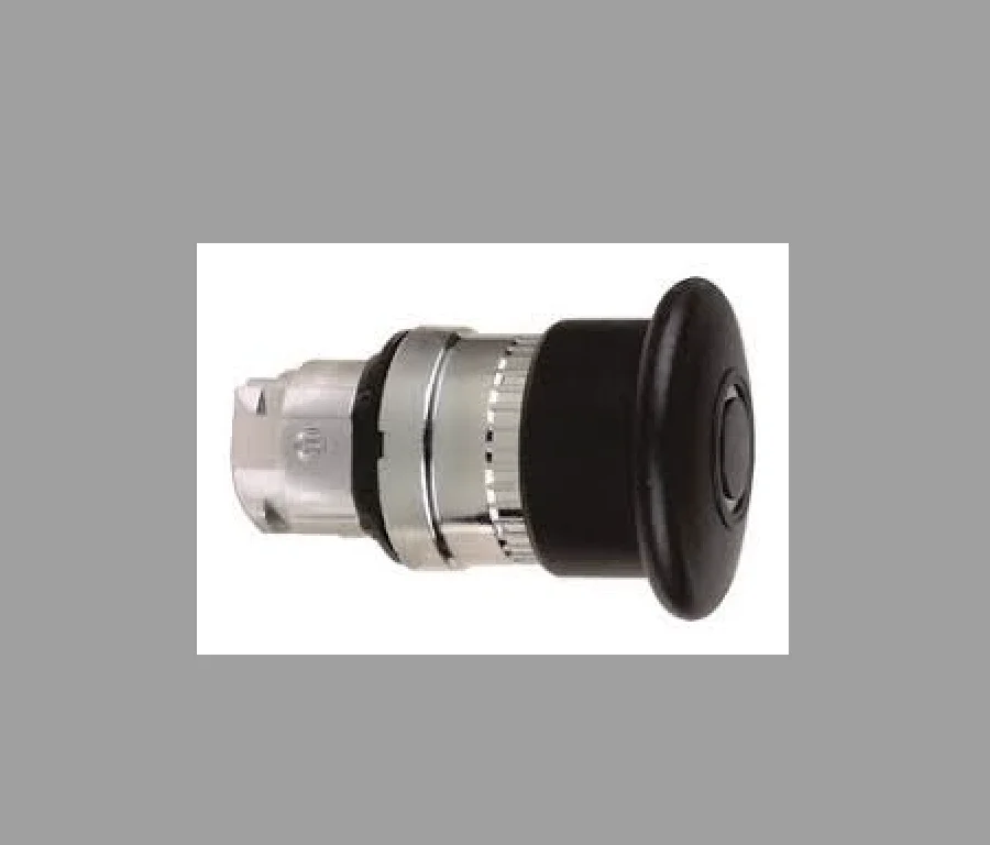 Harmony XB4 Mushroom push button head 40 metal black 22 latching push-pull