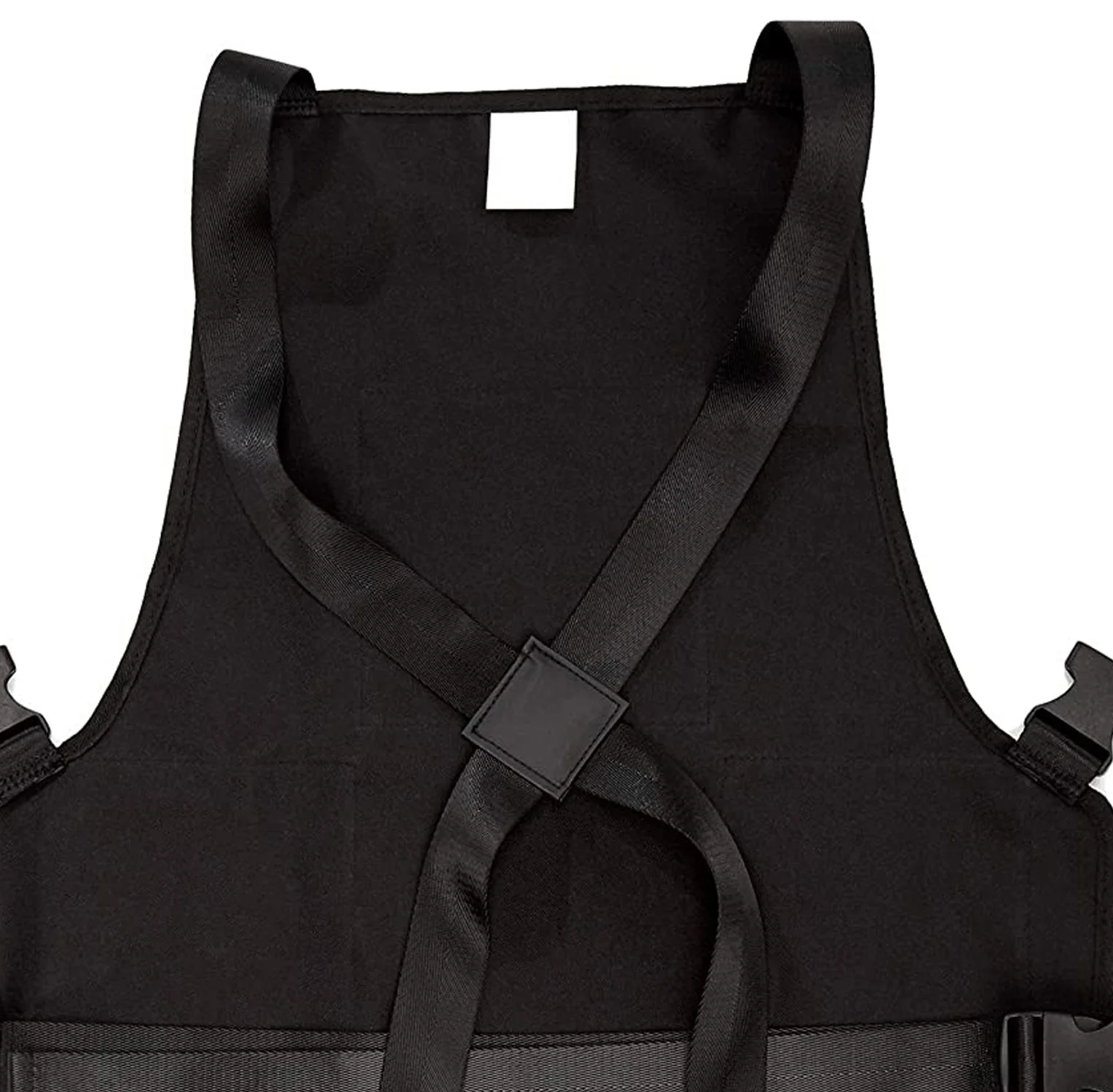 2021 new design Recycled cross back straps linen fabric beauty barber apron