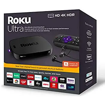 ORIGINAL NEW Roku Ultra 4660R 4K HDR HD Streaming Player with Enhanced Remote