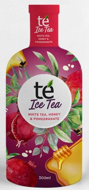 Natural Organic Green Te Ice Tea Mixed With Honey and Lemon