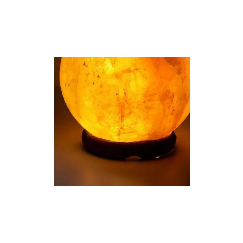 Hand-carved Natural Himalayan Salt Lamps with Wooden Base Unique Shapes for Home Decoration for Feng Shui or Love Style