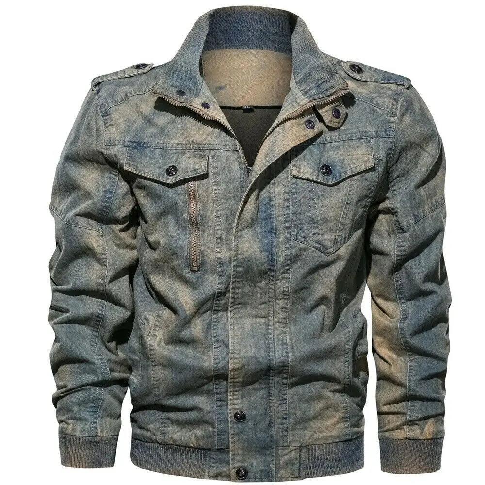 
2019 factory bulk make your design fashion custom denim jackets/ high quality men jeans jackets/cheap price denim jacket 