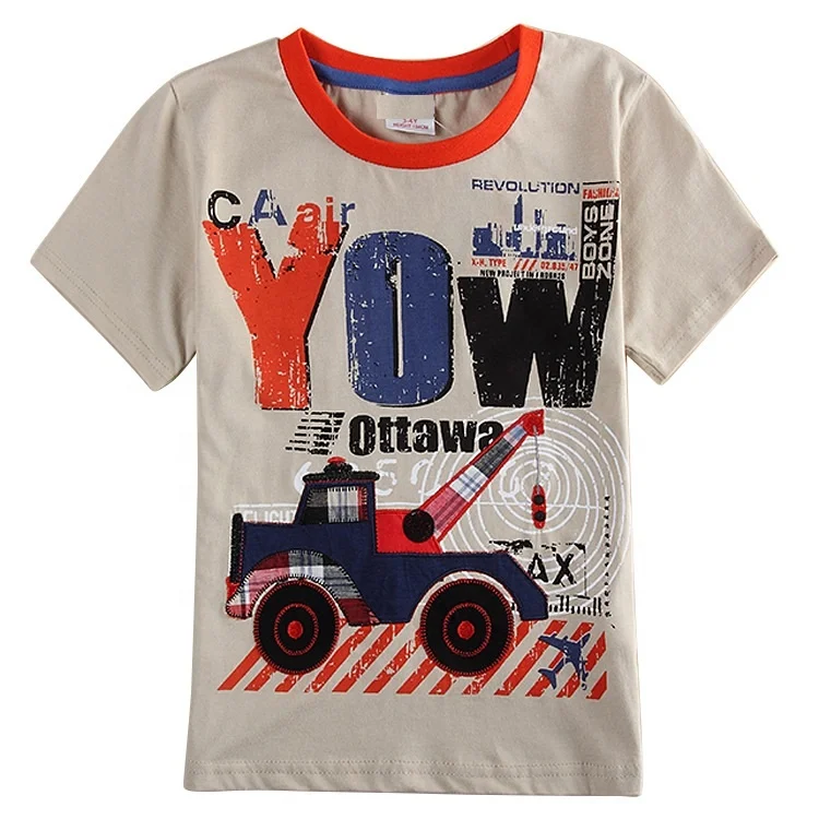 Design OEM Cotton Tshirt Cheap Cotton+shirts High Quality Boys Printed T Shirt Bangladesh Wholesale Custom New Jersey