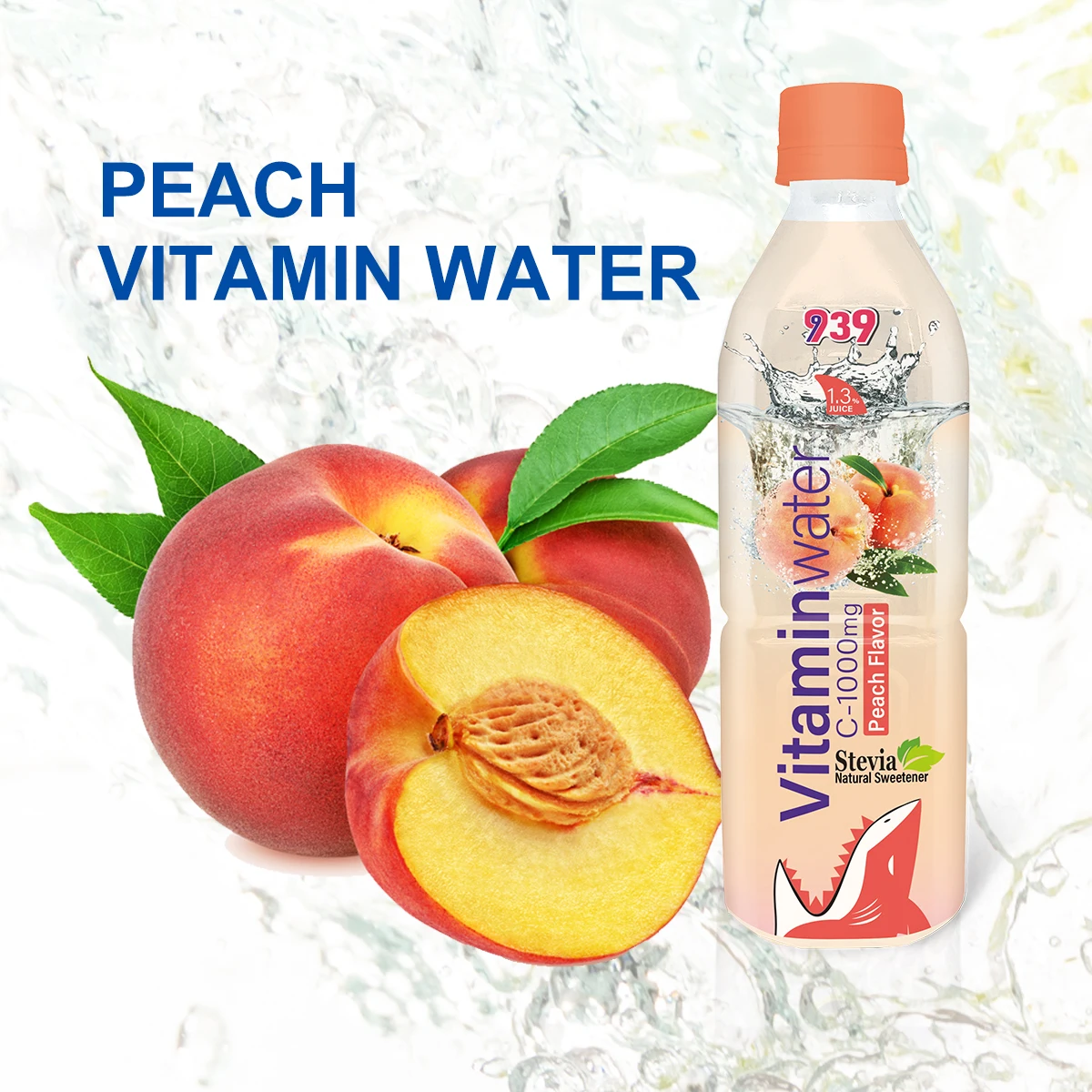 Витаминный напиток с водной этикеткой