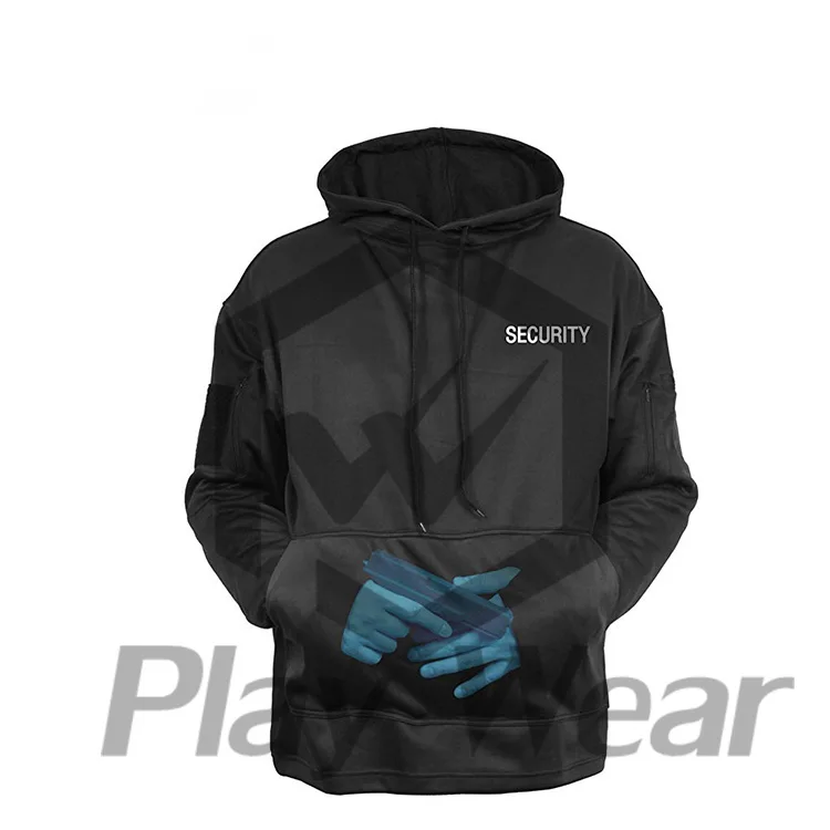 Высококачественная толстовка с капюшоном для скрытого ношения женщин и мужчин охранника униформа 2021