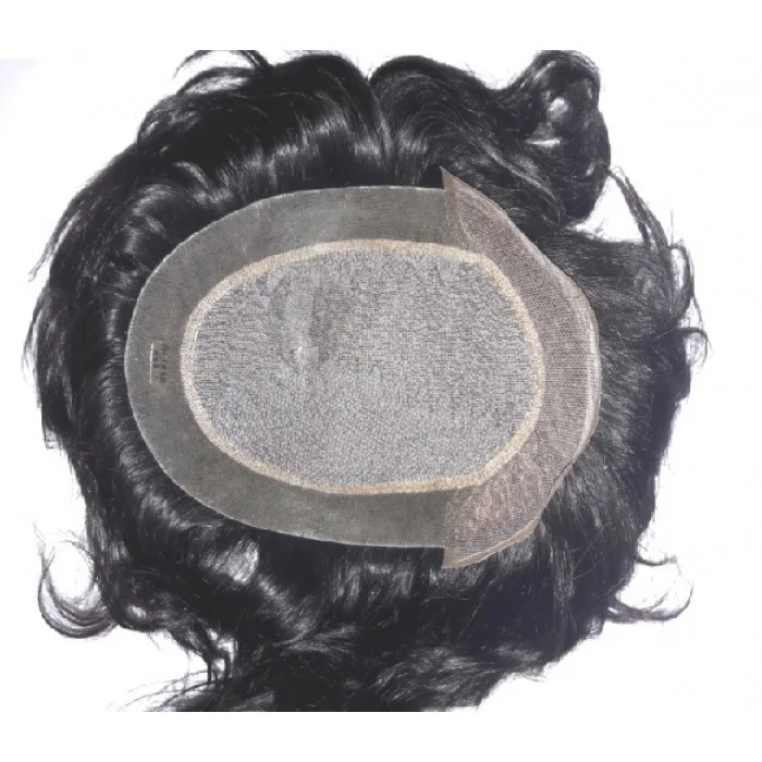 Most Popular Long Length Brazilian Hair Fishnet Women Toupee