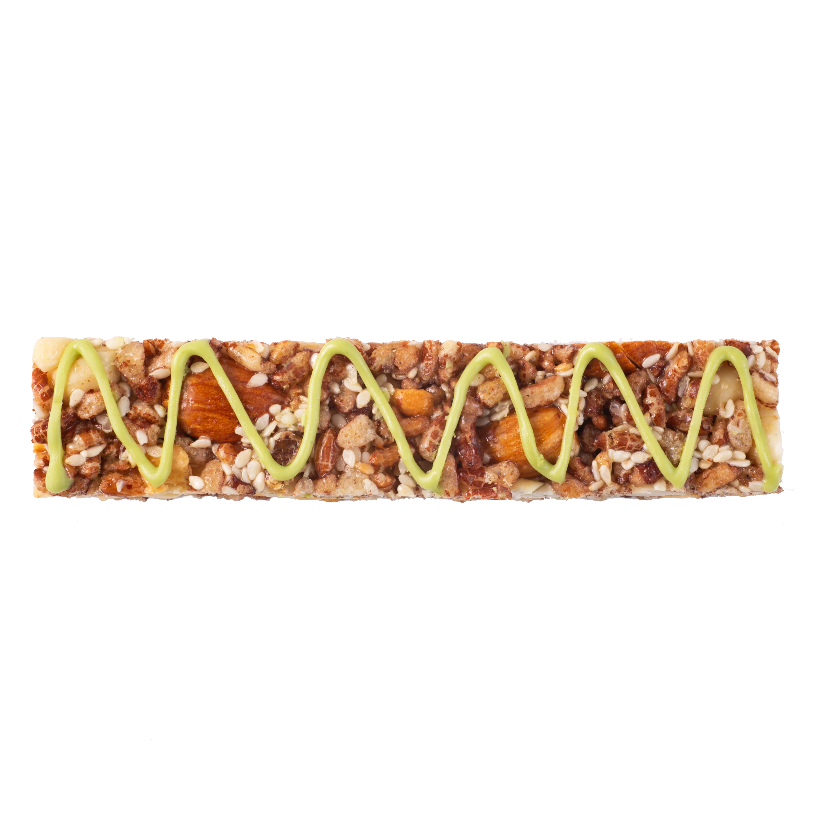 High quality nut bar - Almond Brown Rice Nutrition Nut Bar Matcha Flavor Snack Bar Made in Vietnam