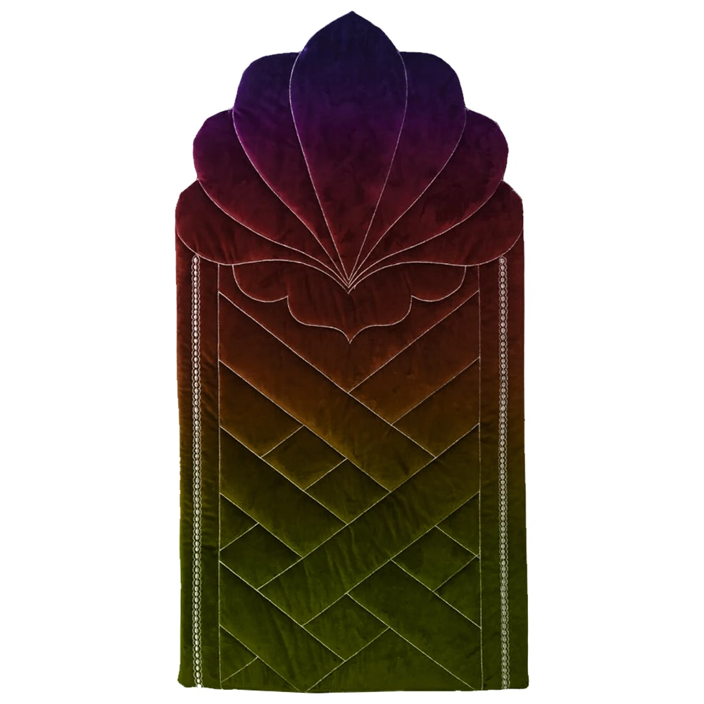 Thick foam travel wholesale foldable folding prayer rug for muslims luxury janamaz manufacturer
