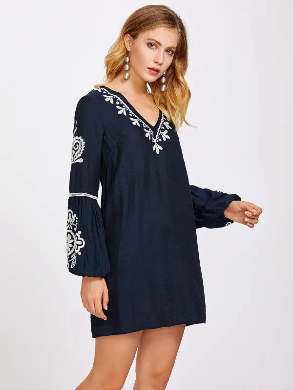 
Sexy One Piece V Neck Rompers Beach Dress Women Elegant Summer Bohemian long sleeve Australian Girls Resort Party Hot Tunic 