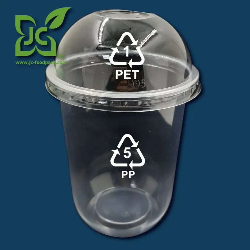 
disposable plastic cups portion with dome lid 